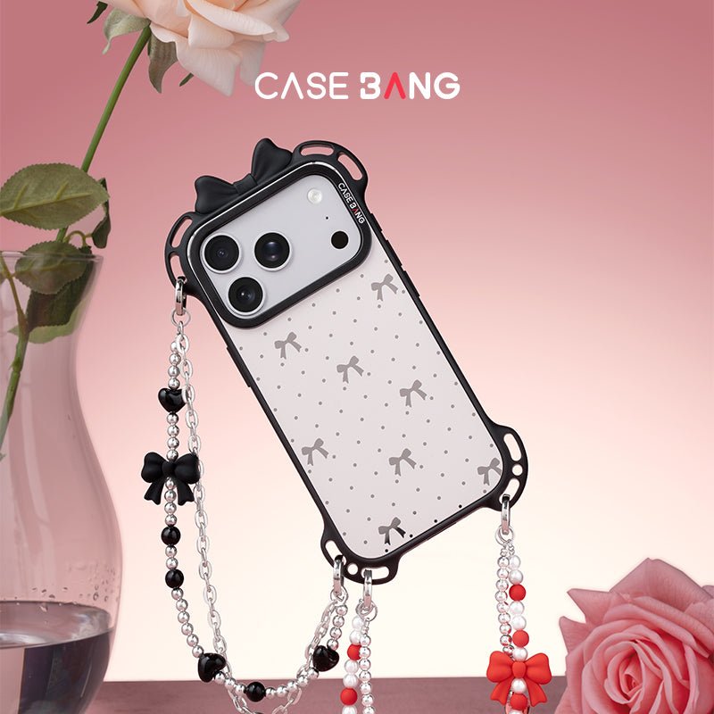 Lovely Bow Phone Hand Charm - CaseBangHand CharmCaseBangPink